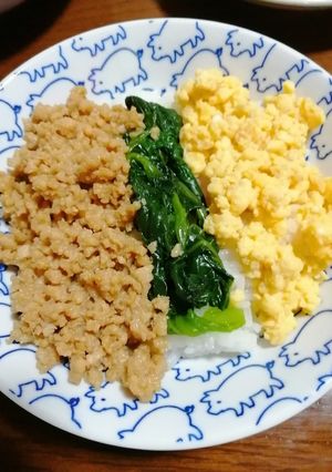 基本の三色丼-レシピのメイン写真