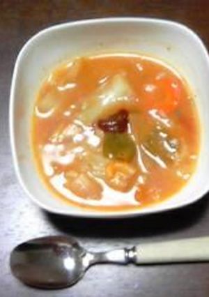 脂肪燃焼スープ（味噌アレンジ）-レシピのメイン写真