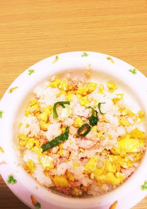 たらことスクランブエッグのもちもちご飯！-レシピのメイン写真