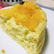 甘さ控えめスフレヨーグルトケーキ全粒粉入