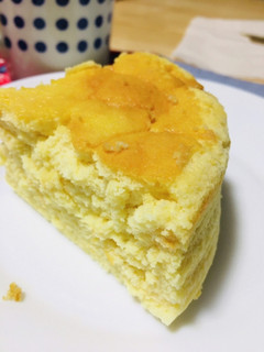 甘さ控えめスフレヨーグルトケーキ全粒粉入-レシピのメイン写真
