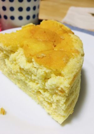 甘さ控えめスフレヨーグルトケーキ全粒粉入-レシピのメイン写真