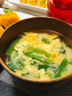 簡単ニラと卵のお味噌汁-レシピのメイン写真