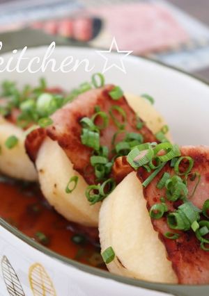 長芋のベーコン巻き♪コンソメスープ仕立て-レシピのメイン写真