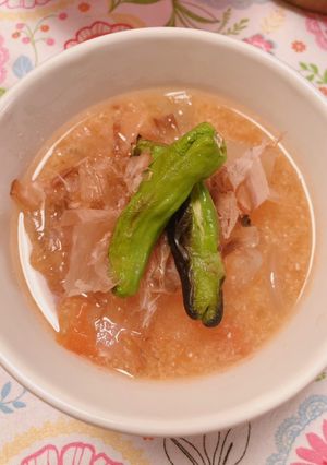 温冷どちらでも！夏野菜たっぷりお味噌汁-レシピのメイン写真