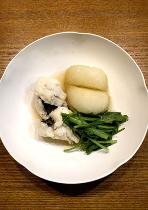 ハモと冬瓜とセリのサッパリ煮-レシピのメイン写真