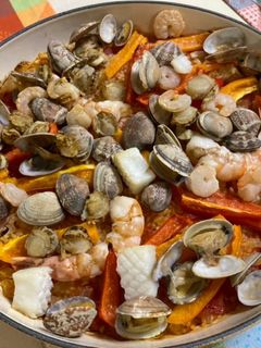 魚介のパエリア-レシピのメイン写真