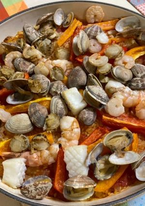 魚介のパエリア-レシピのメイン写真