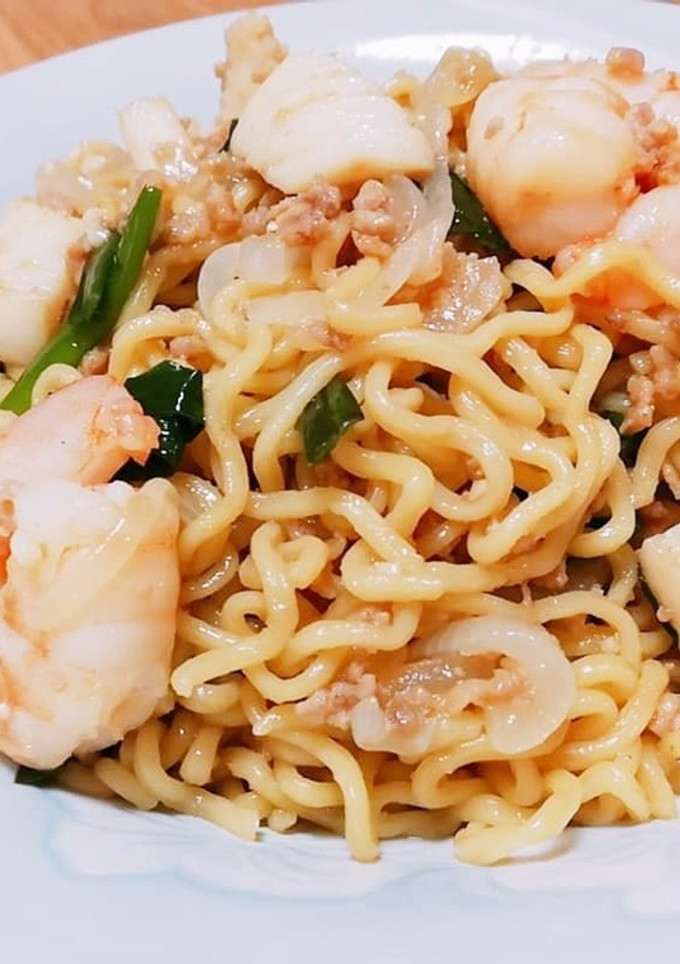 超簡単！お手軽なタイ風やきそば-レシピのメイン写真