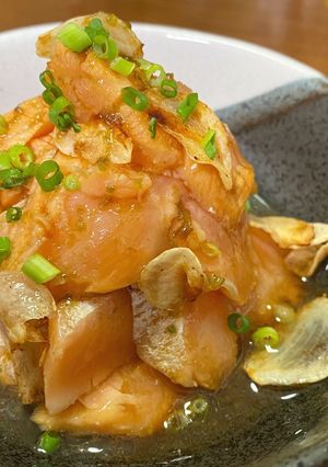 お酒に◎丼に！お茶漬けに◎サーモンたたき-レシピのメイン写真