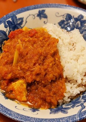 粉、脂なし無水ダイエットカレー-レシピのメイン写真