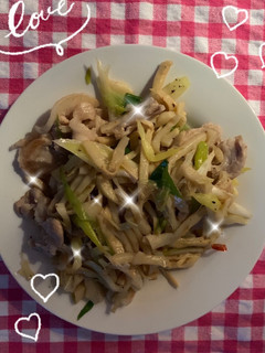 穂先メンマと豚肉のネギ炒め-レシピのメイン写真