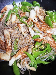 万願寺唐辛子、糸こん、竹輪の簡単煮-レシピのメイン写真