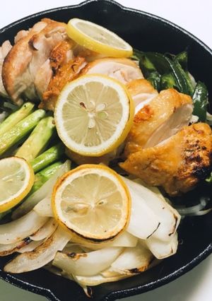 鶏モモのヘルシーグリル塩レモン-レシピのメイン写真