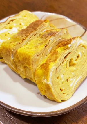 市販の顆粒だしで作った玉子焼き-レシピのメイン写真