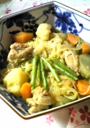 ♬シラタキたっぷりヘルシー鶏肉じゃが♬-レシピのメイン写真