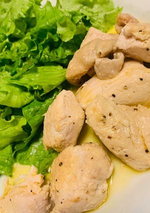 夏にはさっぱり☆鶏胸肉のレモンソース和え-レシピのメイン写真