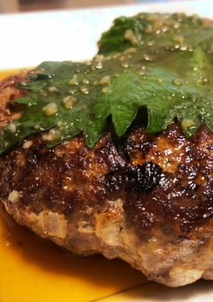 肉汁ジュワ！研究を重ねた和風ハンバーグ-レシピのメイン写真