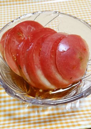 トマトの三杯酢漬け-レシピのメイン写真