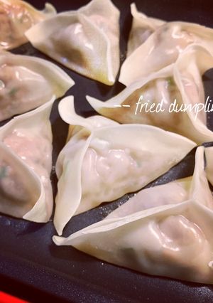 わが家の三角餃子。味付き-レシピのメイン写真