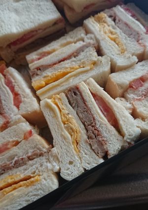 THCサンド【トマト・ハンバーグ・チーズ-レシピのメイン写真