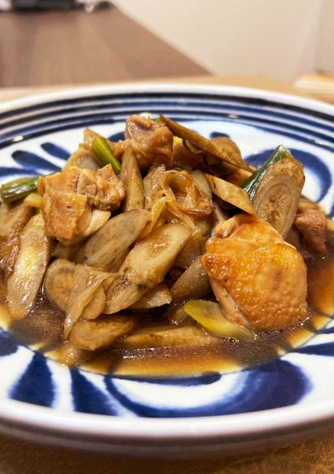 鶏とごぼうのすき焼き煮-レシピのメイン写真