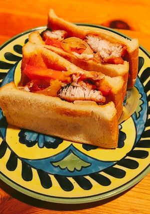 揚げ魚の中華風サンドイッチ-レシピのメイン写真