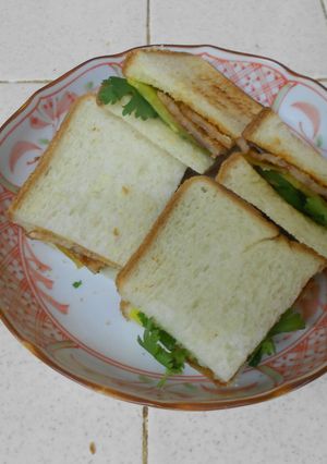 ベトナム風　焼き豚サンドイッチ-レシピのメイン写真