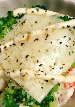 コンビニの材料で!ポテサラアレンジ!-レシピのメイン写真