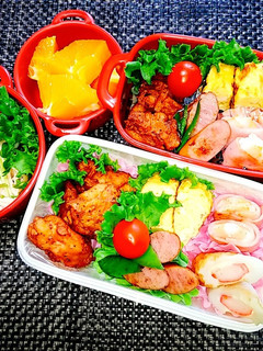 息子と娘のお弁当'20.7.13-レシピのメイン写真
