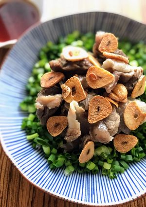 ★夏の牛すじ★ニンニクねぎぽん-レシピのメイン写真