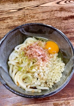 釜揚げうどん（生姜ダシ醤油）-レシピのメイン写真