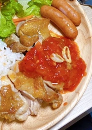 トマトソースのチキンステーキ-レシピのメイン写真