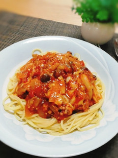 超簡単!トマト缶&鯖缶の栄養満点パスタ-レシピのメイン写真