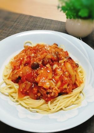 超簡単!トマト缶&鯖缶の栄養満点パスタ-レシピのメイン写真