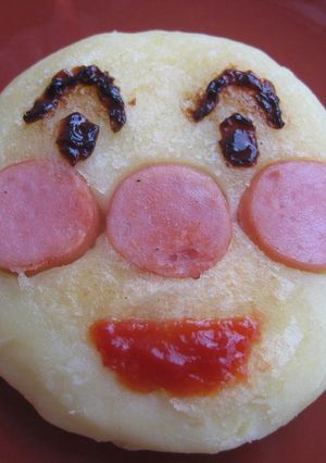 マッシュポテトのアンパンマン♪-レシピのメイン写真