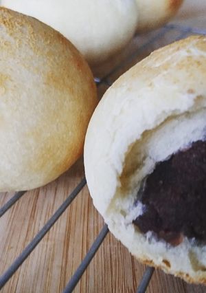 酒種酵母 米粉 あんパン(クリームパン)-レシピのメイン写真