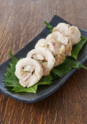 レンジで！チーズチキンロール蒸し-レシピのメイン写真