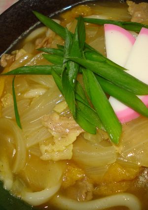 簡単!うまい!カレ-うどん☆-レシピのメイン写真