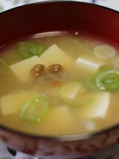 納豆みそ汁-レシピのメイン写真