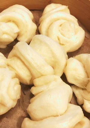 ふわふわ花巻-レシピのメイン写真