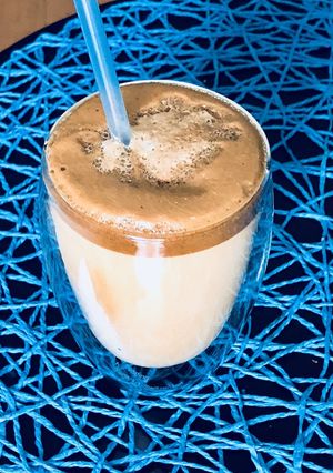 シェーカーで作る簡単ダルゴナコーヒー。-レシピのメイン写真