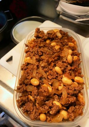 簡単タコミート大豆入り-レシピのメイン写真