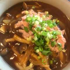 รูปของ ホットクックでカレーうどん（ツナ缶）
