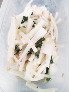 簡単に♪大根とツナのポン酢和え-レシピのメイン写真