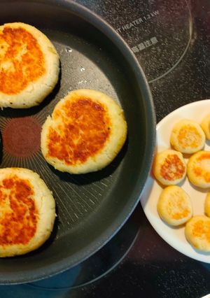 じゃがいもとひき肉の大判小判焼き-レシピのメイン写真