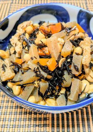 簡単♡ひじきと大豆の煮物♡-レシピのメイン写真