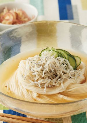 冷や汁風しらす素麺-レシピのメイン写真