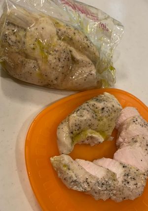 放っておくだけ簡単サラダチキン-レシピのメイン写真