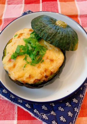 丸ごとかぼちゃグラタン-レシピのメイン写真